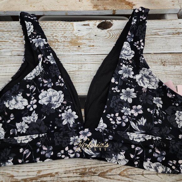 Victoria Secret Flowered Pattern Bralette/Bra Size L NWT!!! - Picture 2 of 4